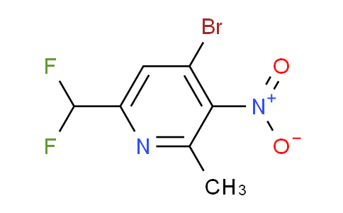 AM223103 | 1805244-54-5 | 4-Bromo-6-(difluoromethyl)-2-methyl-3-nitropyridine