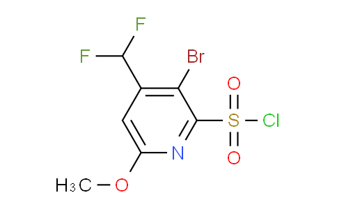 AM223108 | 1804978-63-9 | 3-Bromo-4-(difluoromethyl)-6-methoxypyridine-2-sulfonyl chloride