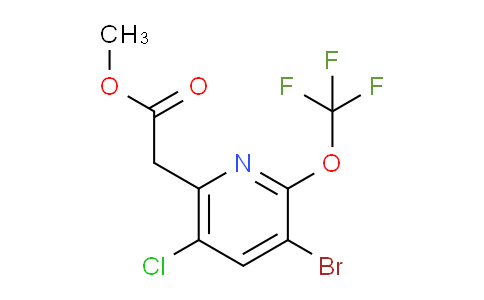 AM22311 | 1804636-20-1 | Methyl 3-bromo-5-chloro-2-(trifluoromethoxy)pyridine-6-acetate