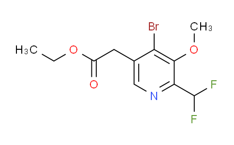 AM223112 | 1805425-12-0 | Ethyl 4-bromo-2-(difluoromethyl)-3-methoxypyridine-5-acetate
