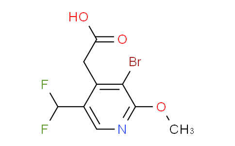 AM223114 | 1805427-89-7 | 3-Bromo-5-(difluoromethyl)-2-methoxypyridine-4-acetic acid