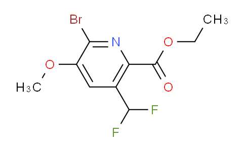 AM223122 | 1806910-59-7 | Ethyl 2-bromo-5-(difluoromethyl)-3-methoxypyridine-6-carboxylate
