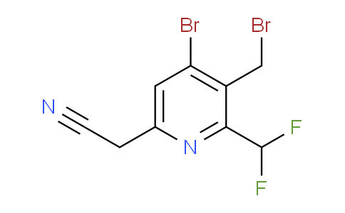 AM223124 | 1805341-97-2 | 4-Bromo-3-(bromomethyl)-2-(difluoromethyl)pyridine-6-acetonitrile