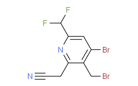 AM223125 | 1805342-22-6 | 4-Bromo-3-(bromomethyl)-6-(difluoromethyl)pyridine-2-acetonitrile
