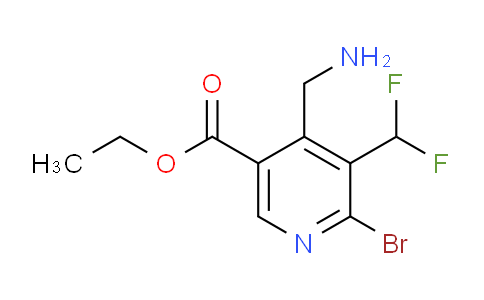 AM223131 | 1805169-29-2 | Ethyl 4-(aminomethyl)-2-bromo-3-(difluoromethyl)pyridine-5-carboxylate