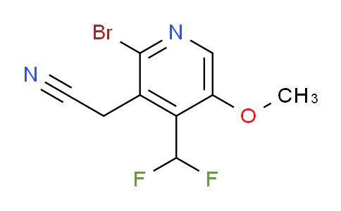 AM223133 | 1805426-07-6 | 2-Bromo-4-(difluoromethyl)-5-methoxypyridine-3-acetonitrile