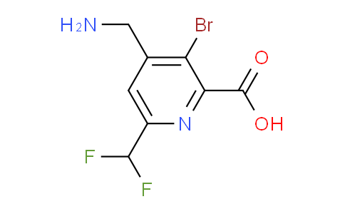 AM223134 | 1805038-47-4 | 4-(Aminomethyl)-3-bromo-6-(difluoromethyl)pyridine-2-carboxylic acid
