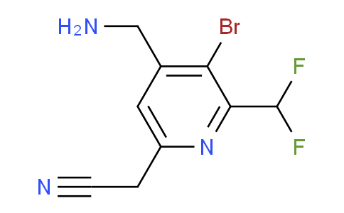 AM223143 | 1805382-71-1 | 4-(Aminomethyl)-3-bromo-2-(difluoromethyl)pyridine-6-acetonitrile