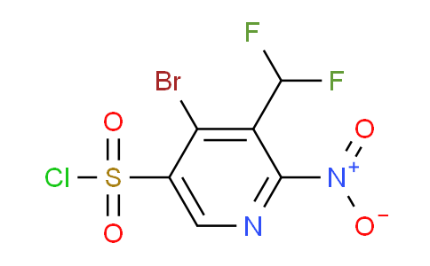 AM223144 | 1804666-40-7 | 4-Bromo-3-(difluoromethyl)-2-nitropyridine-5-sulfonyl chloride