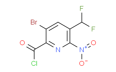 AM223146 | 1804433-47-3 | 3-Bromo-5-(difluoromethyl)-6-nitropyridine-2-carbonyl chloride