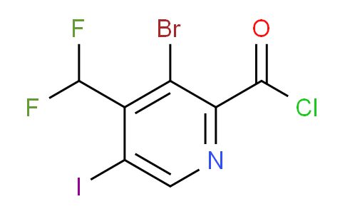 AM223150 | 1806873-97-1 | 3-Bromo-4-(difluoromethyl)-5-iodopyridine-2-carbonyl chloride
