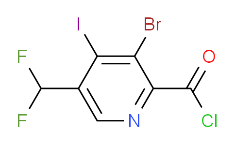 AM223151 | 1806913-19-8 | 3-Bromo-5-(difluoromethyl)-4-iodopyridine-2-carbonyl chloride