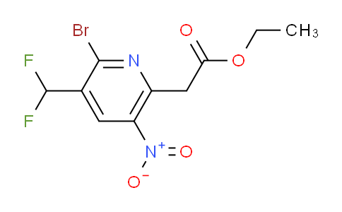 AM223153 | 1804433-16-6 | Ethyl 2-bromo-3-(difluoromethyl)-5-nitropyridine-6-acetate