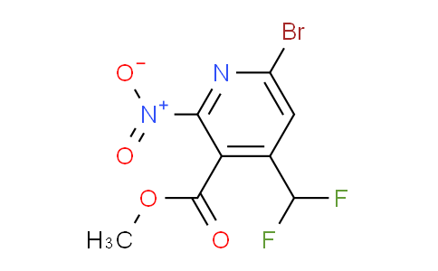AM223158 | 1806996-24-6 | Methyl 6-bromo-4-(difluoromethyl)-2-nitropyridine-3-carboxylate