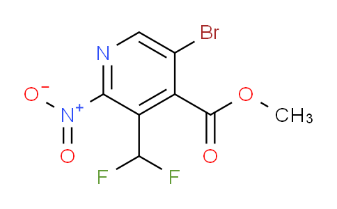 AM223160 | 1806859-47-1 | Methyl 5-bromo-3-(difluoromethyl)-2-nitropyridine-4-carboxylate
