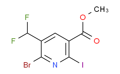 AM223161 | 1805375-71-6 | Methyl 2-bromo-3-(difluoromethyl)-6-iodopyridine-5-carboxylate