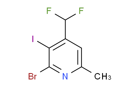 AM223178 | 1805370-10-8 | 2-Bromo-4-(difluoromethyl)-3-iodo-6-methylpyridine