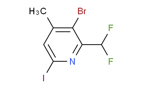 AM223180 | 1805343-27-4 | 3-Bromo-2-(difluoromethyl)-6-iodo-4-methylpyridine