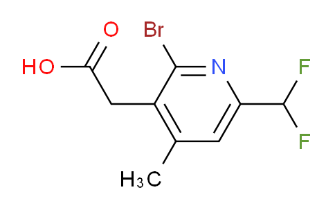 AM223181 | 1805936-89-3 | 2-Bromo-6-(difluoromethyl)-4-methylpyridine-3-acetic acid