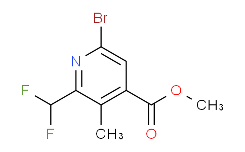 AM223183 | 1805936-01-9 | Methyl 6-bromo-2-(difluoromethyl)-3-methylpyridine-4-carboxylate