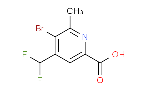 AM223186 | 1805434-38-1 | 3-Bromo-4-(difluoromethyl)-2-methylpyridine-6-carboxylic acid