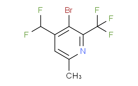 AM223190 | 1806861-67-5 | 3-Bromo-4-(difluoromethyl)-6-methyl-2-(trifluoromethyl)pyridine