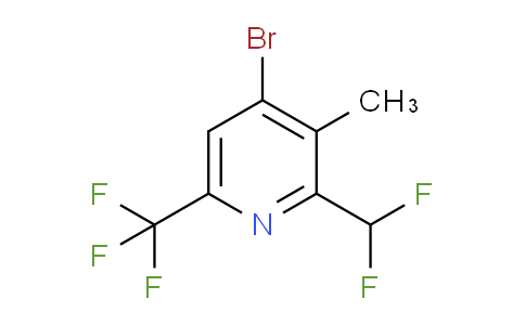 AM223191 | 1805431-88-2 | 4-Bromo-2-(difluoromethyl)-3-methyl-6-(trifluoromethyl)pyridine