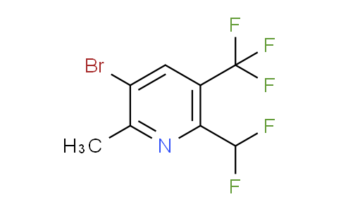 AM223192 | 1805344-42-6 | 3-Bromo-6-(difluoromethyl)-2-methyl-5-(trifluoromethyl)pyridine