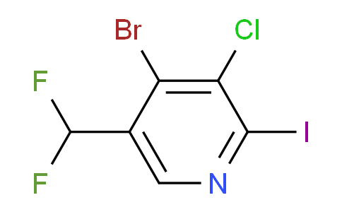 AM223203 | 1806029-73-1 | 4-Bromo-3-chloro-5-(difluoromethyl)-2-iodopyridine