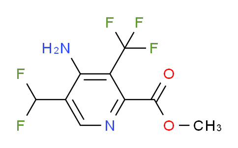 AM223205 | 1805387-65-8 | Methyl 4-amino-5-(difluoromethyl)-3-(trifluoromethyl)pyridine-2-carboxylate