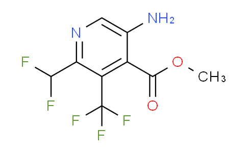 AM223206 | 1803692-77-4 | Methyl 5-amino-2-(difluoromethyl)-3-(trifluoromethyl)pyridine-4-carboxylate