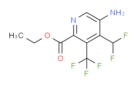 AM223208 | 1805372-97-7 | Ethyl 5-amino-4-(difluoromethyl)-3-(trifluoromethyl)pyridine-2-carboxylate