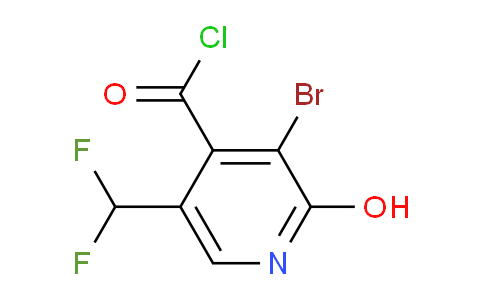 3-Bromo-5-(difluoromethyl)-2-hydroxypyridine-4-carbonyl chloride