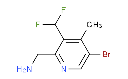 2-(Aminomethyl)-5-bromo-3-(difluoromethyl)-4-methylpyridine