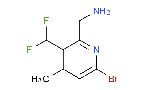 2-(Aminomethyl)-6-bromo-3-(difluoromethyl)-4-methylpyridine