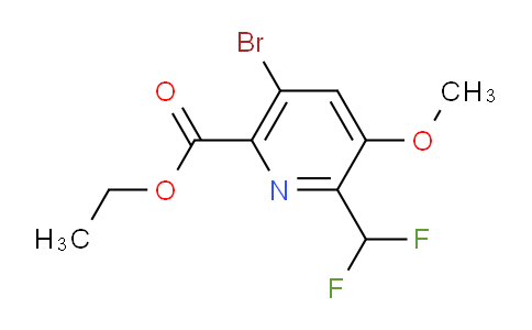 AM223241 | 1804857-79-1 | Ethyl 5-bromo-2-(difluoromethyl)-3-methoxypyridine-6-carboxylate