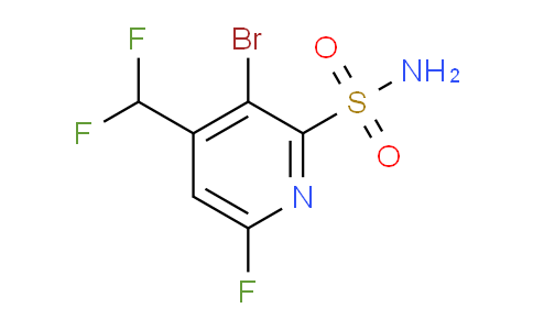 AM223255 | 1804657-94-0 | 3-Bromo-4-(difluoromethyl)-6-fluoropyridine-2-sulfonamide