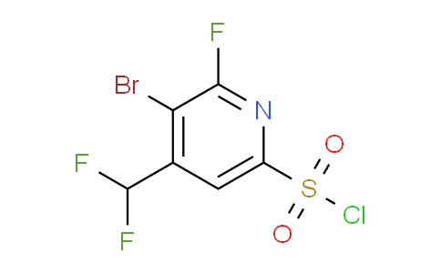 AM223262 | 1804885-22-0 | 3-Bromo-4-(difluoromethyl)-2-fluoropyridine-6-sulfonyl chloride