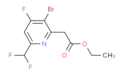 AM223266 | 1805394-25-5 | Ethyl 3-bromo-6-(difluoromethyl)-4-fluoropyridine-2-acetate