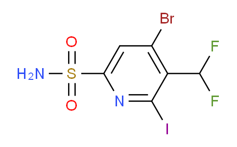 AM223268 | 1804464-25-2 | 4-Bromo-3-(difluoromethyl)-2-iodopyridine-6-sulfonamide