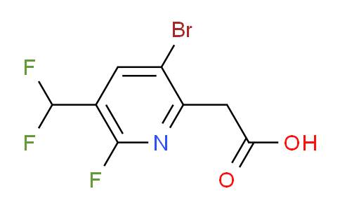 3-Bromo-5-(difluoromethyl)-6-fluoropyridine-2-acetic acid