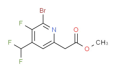 Methyl 2-bromo-4-(difluoromethyl)-3-fluoropyridine-6-acetate