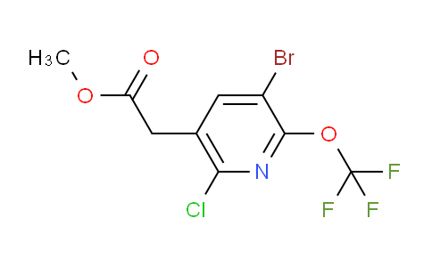AM22328 | 1803975-94-1 | Methyl 3-bromo-6-chloro-2-(trifluoromethoxy)pyridine-5-acetate