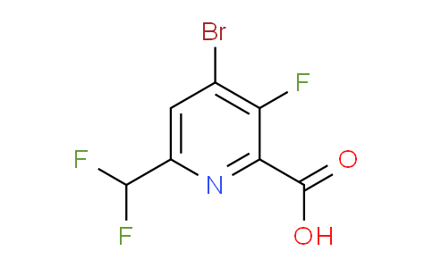 AM223280 | 1805344-01-7 | 4-Bromo-6-(difluoromethyl)-3-fluoropyridine-2-carboxylic acid