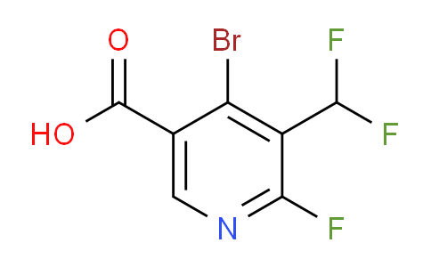 AM223281 | 1806996-66-6 | 4-Bromo-3-(difluoromethyl)-2-fluoropyridine-5-carboxylic acid