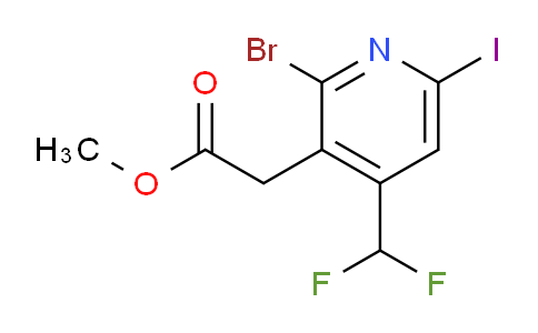 AM223284 | 1805345-74-7 | Methyl 2-bromo-4-(difluoromethyl)-6-iodopyridine-3-acetate