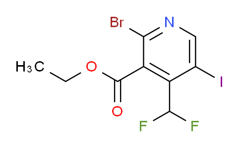 AM223288 | 1805417-38-2 | Ethyl 2-bromo-4-(difluoromethyl)-5-iodopyridine-3-carboxylate