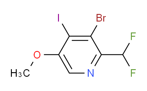 AM223308 | 1805350-73-5 | 3-Bromo-2-(difluoromethyl)-4-iodo-5-methoxypyridine