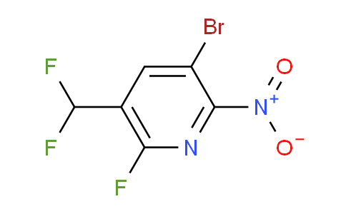 AM223318 | 1805337-89-6 | 3-Bromo-5-(difluoromethyl)-6-fluoro-2-nitropyridine