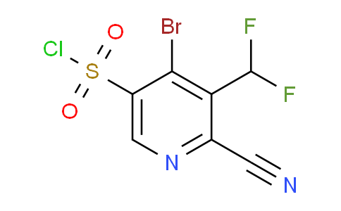 AM223320 | 1804912-17-1 | 4-Bromo-2-cyano-3-(difluoromethyl)pyridine-5-sulfonyl chloride